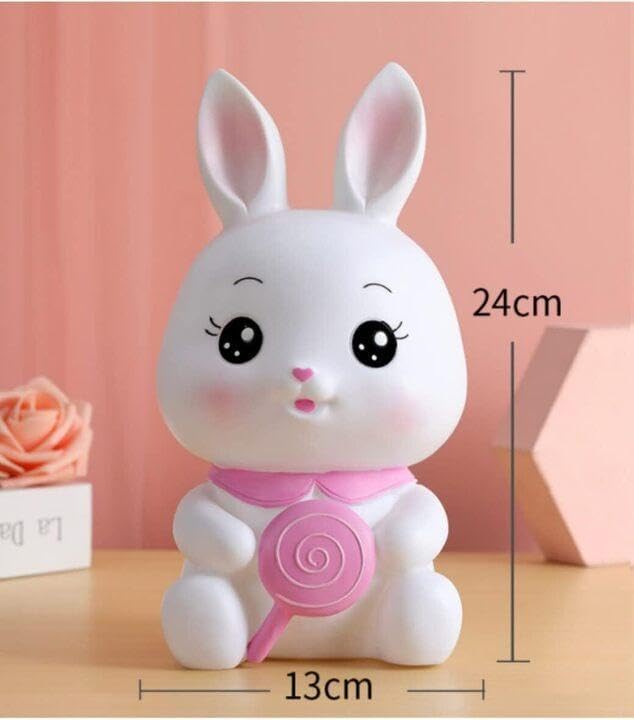 ⏳ロリポップラビット 可愛い貯金箱 ウサギ バンク 大容量 プレゼント Amazon.co.jp: 貯金箱 ロリポップラビット うさぎの貯金箱 ラビット