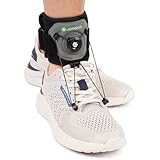 JOMECA Adjustable Drop Foot Brace with Rotary Knob AFO Ankle Foot Orthosis for Dorsiflexion Support Foot Drop Prevention Foot Drop Brace for Walking Shoe Eyelet Hook Attachment (1 Pack)
