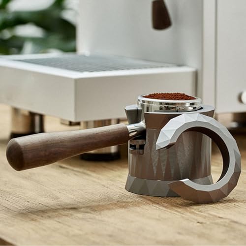 Coffee Portafilter Holder, Adjustable Knob 98 * 96mm Coffee Temper Stand, Sturdy Stainless Steel Tamping Stand(gray) - Image 5