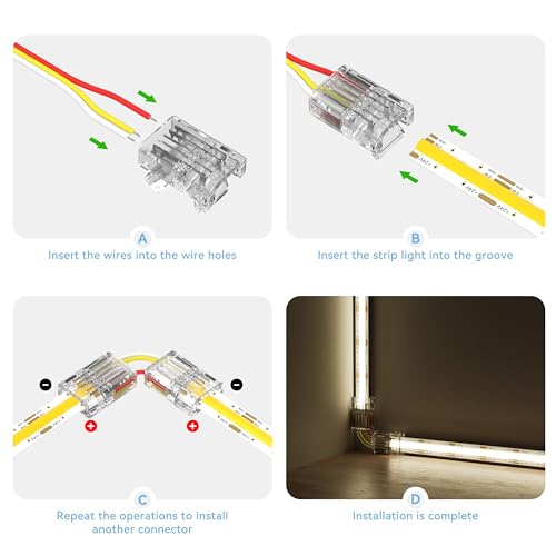 Tira de LED COB ajustable PAUTIX 5 m 3200 LEDs miniatura 6