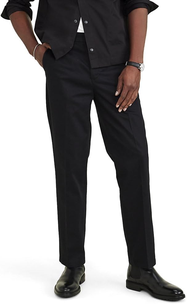 DOCKERS Men's Straight Fit Signature Iron Free Khaki with Stain Defender Pants (Regular and Big & Tall)