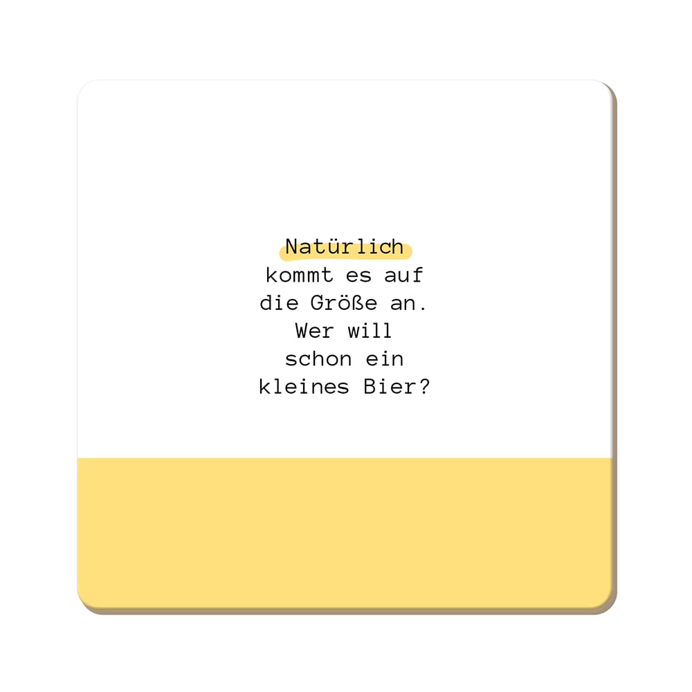 Graphic Workshop Funny Cork Coaster | Natural