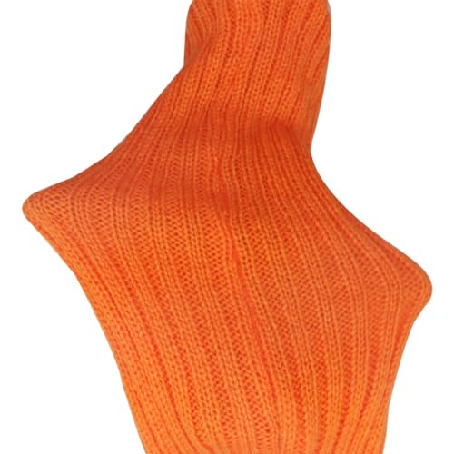 Image of FZBNSRKO Women Girls 80s Knit Leg Warmers Ribbed Long Leg Warmers for Party Sports Accessories