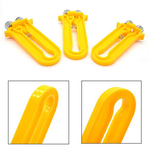 Xiuyer 3 Stück Bienenzucht Drahtspanner Kabelspanner Crimper Crimpzange Hive Rahmenwerkzeug mit Metallräder und… – Bild 5