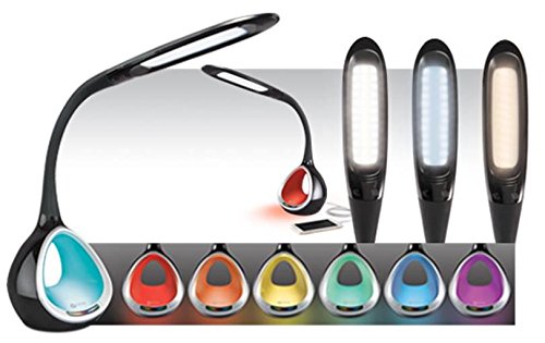 Ottlite Cy4G59-Ffp Led Color Changing Desk Lamp | Table Lamp, Task Lamp | 5 Brightness Setting, 3 Color Temperature Modes, Black #TOP5