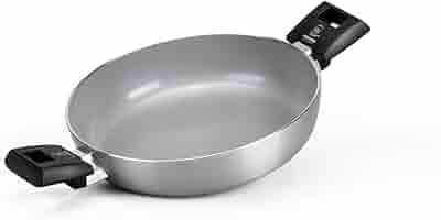 Tegame Moneta 24 Cm In Alluminio Riciclato - Rivestimento FineGres Senza PFAS | Per Induzione E Tutti I Fuochi | Made In Italy