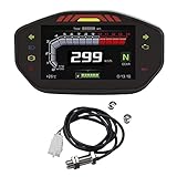 [Tacómetro]: Pantalla de cristal líquido, 166 Hz. 10 x 1000 r / min. Cuando la velocidad supera los 10 × 1000r / min, la luz de advertencia estará encendida.