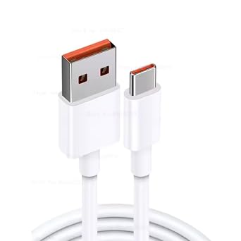 ScHitec 6A 120W USB-A to Type-C Hızlı Data ve Turbo Fast Şarj Kablosu Beyaz K292