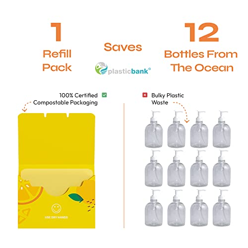 Fomin - Antibacterial Paper Soap Sheets For Hand Washing - (300 Sheets) Unscented Portable Travel Soap Sheets, Dissolvable Camping Mini Soap, Portable Soap Sheets #TOP5