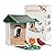 HARYMOR Bird Feeder with Camera-2K Live Video, Solar-Powered, Smart AI Identify Birds, 2L Food Capacity, Arrived Alerts, Bird Videos Storage, Mini Hummingbird Feeder for Watching Birds Outdoor