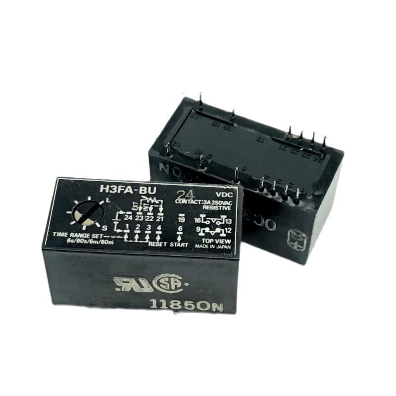 H3FA-B 24 V CC temporisateur de précision à montage PCB rapide