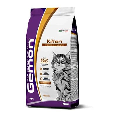 Gemon gatto kitten complete pollo e riso 2 kg
