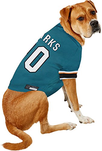 Image of Pets First NHL San Jose Sharks Jersey for Dogs & Cats, Large. - Let Your Pet Be A Real NHL Fan!