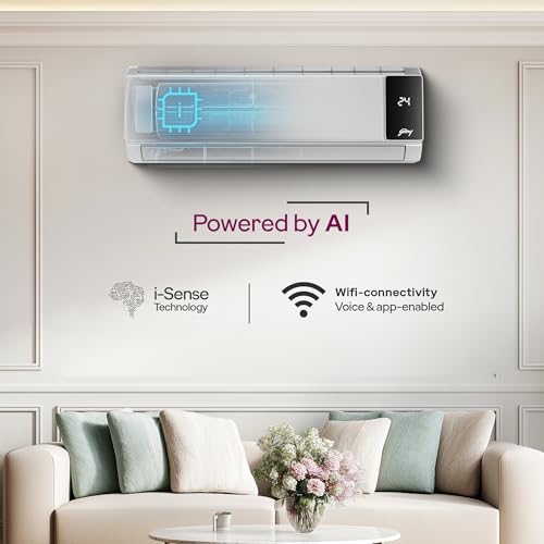 Image of Godrej 1.6 Ton 3 Star, 5-In-1 Convertible Cooling, Inverter Split AC (Copper, 2025 Model, Heavy duty cooling at 52 C, AC 1.6T SIC 18MTC3 GZR IOT, Silver)