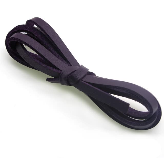 Cinturino In Pelle Piatto Striscia di cordoncino vintage in