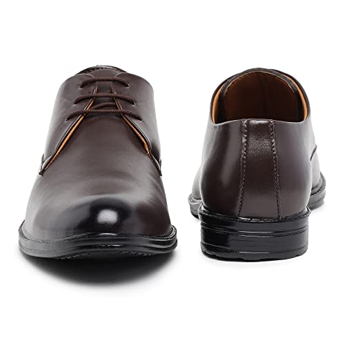 Image of Zixer Synthetic Leather Ankle Formal Shoes Men || Office Shoes for Men Stylish || Chukka Boots Men Long Shoes for Men Long Boots