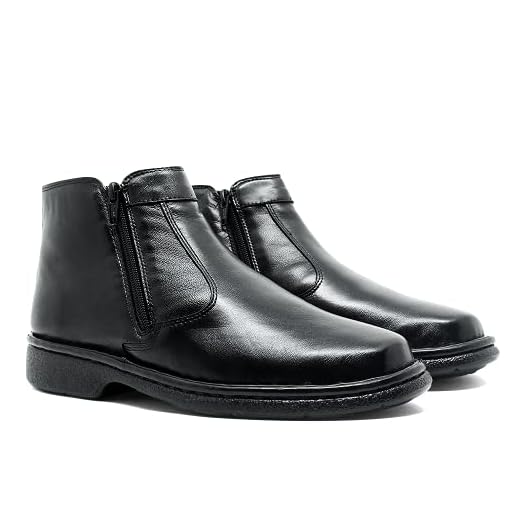 Bota Masculina Conforto Social Em Couro Legítimo 352 (Preto, BR, Adulto, Numérico, 41)