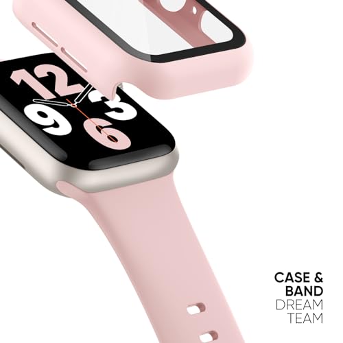 Joehwerr 3-in-1 Compatible for Apple Watch Straps 40mm with Case & Screen Protector - Image 2