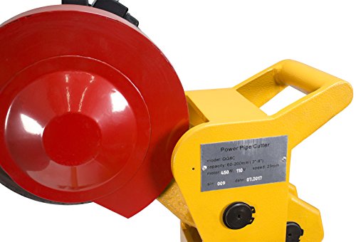 Steel Dragon Tools® 50767 Model 258 Power Pipe Cutter, Pipe Cutting Machine for 2-1/2-Inches to 8-Inch Schedule 10/40 Steel Pipe