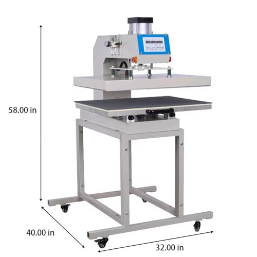 Prensa térmica neumática industrial 24x32 pulgadas 6000W miniatura 5