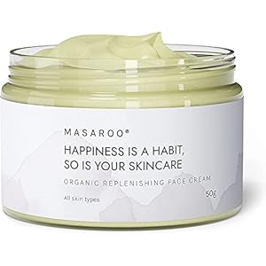 Replenishing Organic Face Cream: Anti-aging Face Collagen Cream with vitamin A, E, C – 100% Natural Face Moisturiser for…