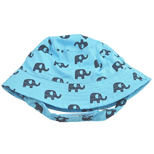 Sombrero de verano para bebé de 1 mes: ideal para paseos playeros en azul 3
