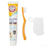 Arm & Hammer Complete Care Puppy Dental Kit, Chicken Flavor Enzymatic Dog Toothpaste, Toothbrush, & Microfiber Brush, Baking Soda + Calcium, Enhanced Formula, 2.5oz