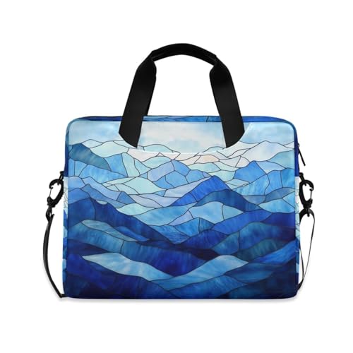 Funda para Laptop 15.6 pulgadas con Asa y Correa Azul miniatura 1