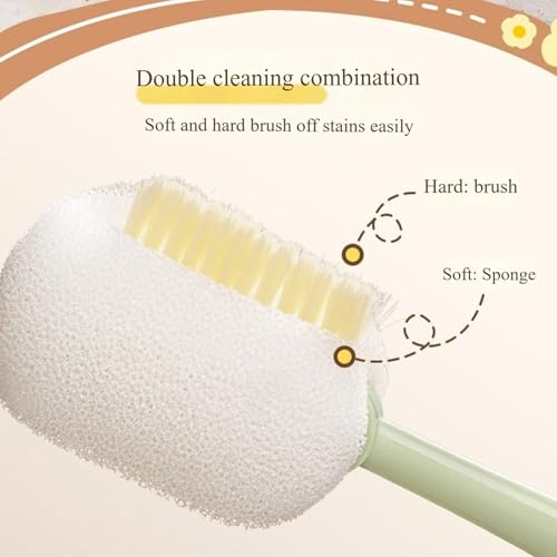 Bouteilles d'eau et récipients étroits brosse de nettoyage 5 en 1 compacte - 7