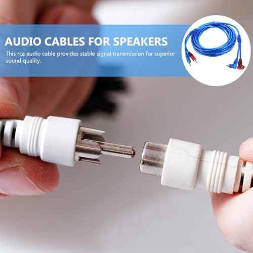 Câble audio RCA pour caisson de basses avec double blindage anti-interférence