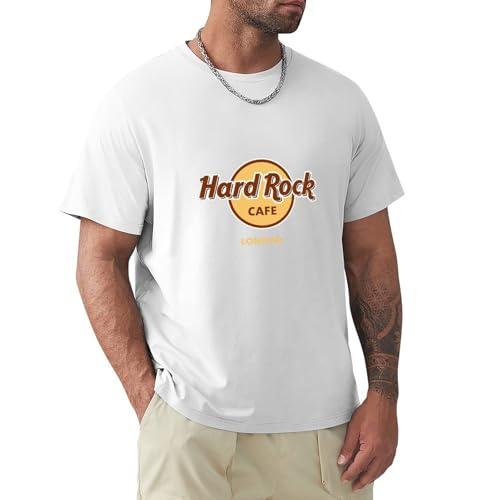 Traspirante e rinfrescante Hards Rock Cafe London Retro T-ShirtWhite L
