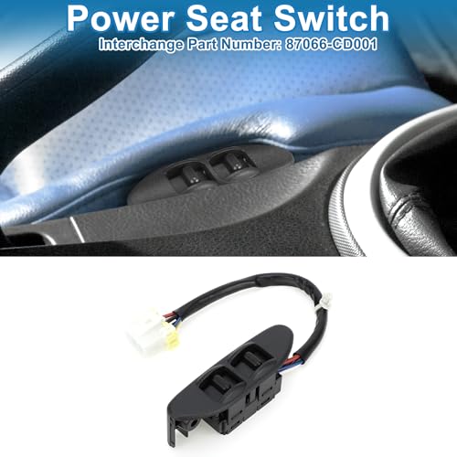 A ABSOPRO Power für Seat Switch Nr. 87066-CD001 Autositzverstellung Neigungsschalter für Nissan 350Z 3.5L V6 bei CONVERTIBLE BASE 2004-2006