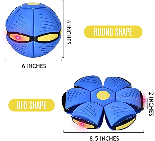 Ufo Toy, Flying Saucer Ball Magic Deformation Ufo with L