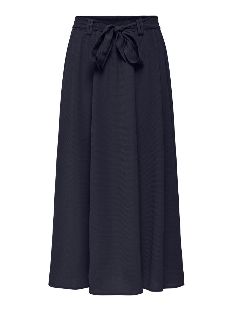 ONLY Womens Onlvic Jasmin Long Skirt Noos Ptm Skirt, Night Sky, M