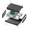Raspberry Pi 4 Aluminum Enclosure Box (With Fan)