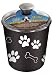 Loving Pets Bella Dog Bowl Canister/Treat Container, Espresso