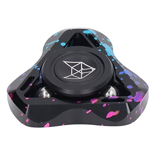 Hztyyier Fidget Rotation Sensorisk Leksak, Metall Stress Relief, Fidget Hand Toy för och Vuxna - Aluminiumlegeringsmaterial (Färgrik)