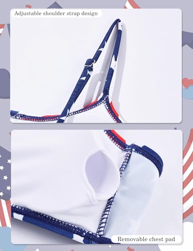 Image of Girls Swimsuits Bikini Set 2 Pieces Color Block Bikini with Adjustable Shoulder Strap Girls Bathing Suit 7-16Y