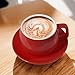 ionEgg Taza de café de porcelana con platillo de 270 ml Imagen de ionEgg Taza de café de porcelana con platillo de 270 ml