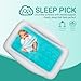 AMZNR Fly Inflatable Toddler Travel Bed with Sides Portable Blow-Up Kids Air Mattress for Baby Child Compact Foldable Crib Alternative Built-in Pump,Bumpers&Carry Bag|Indoor,Outdoor,Camping,Daycare