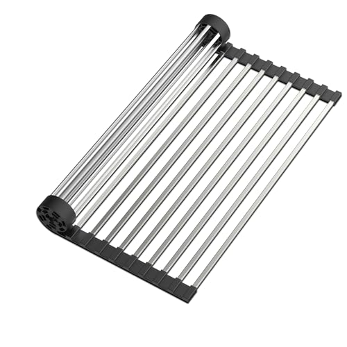 AIKER Kreativität Abtropfgestell Geschirr,Faltbar Und Abnehmbar SUS304...