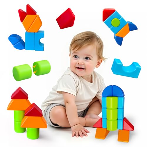 Pairez Toys Magnetic Building Blocks, Large Magnetic Blocks for Kids