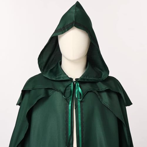 Cape de sorcière pour homme COSDREAMER costume médiéval de la Renaissance - 6
