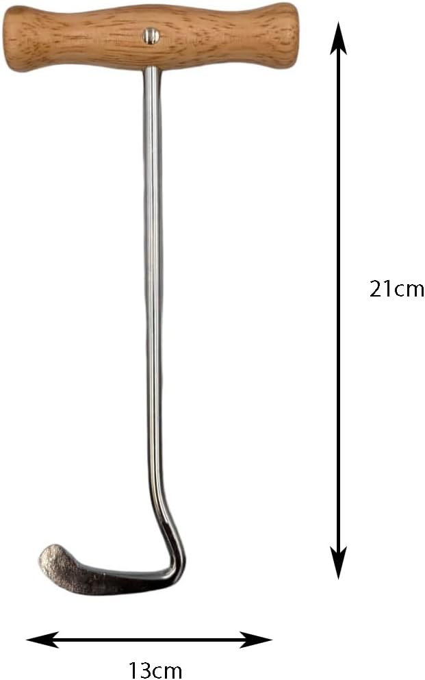 William Hunter Boot Hooks with Wooden Handle & Steel Hooks - Boot Pulls for Cowboy Boots for Men and Women - Durable Design & Comfortable Grip - Image 5