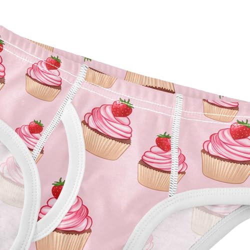 Cute Cupcakes Pink Strawberry Toddler Boy's Underwear 2T 202c18004