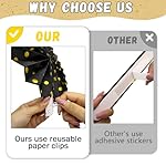 14Pcs Black and Gold Party Decorations, Hanging Paper Lanterns Fans Tissue Flower Pom Poms for Graduation Decorations 2026, Men Women 40th 50th 60th Birthday Retirement Party Supplies - Image 4