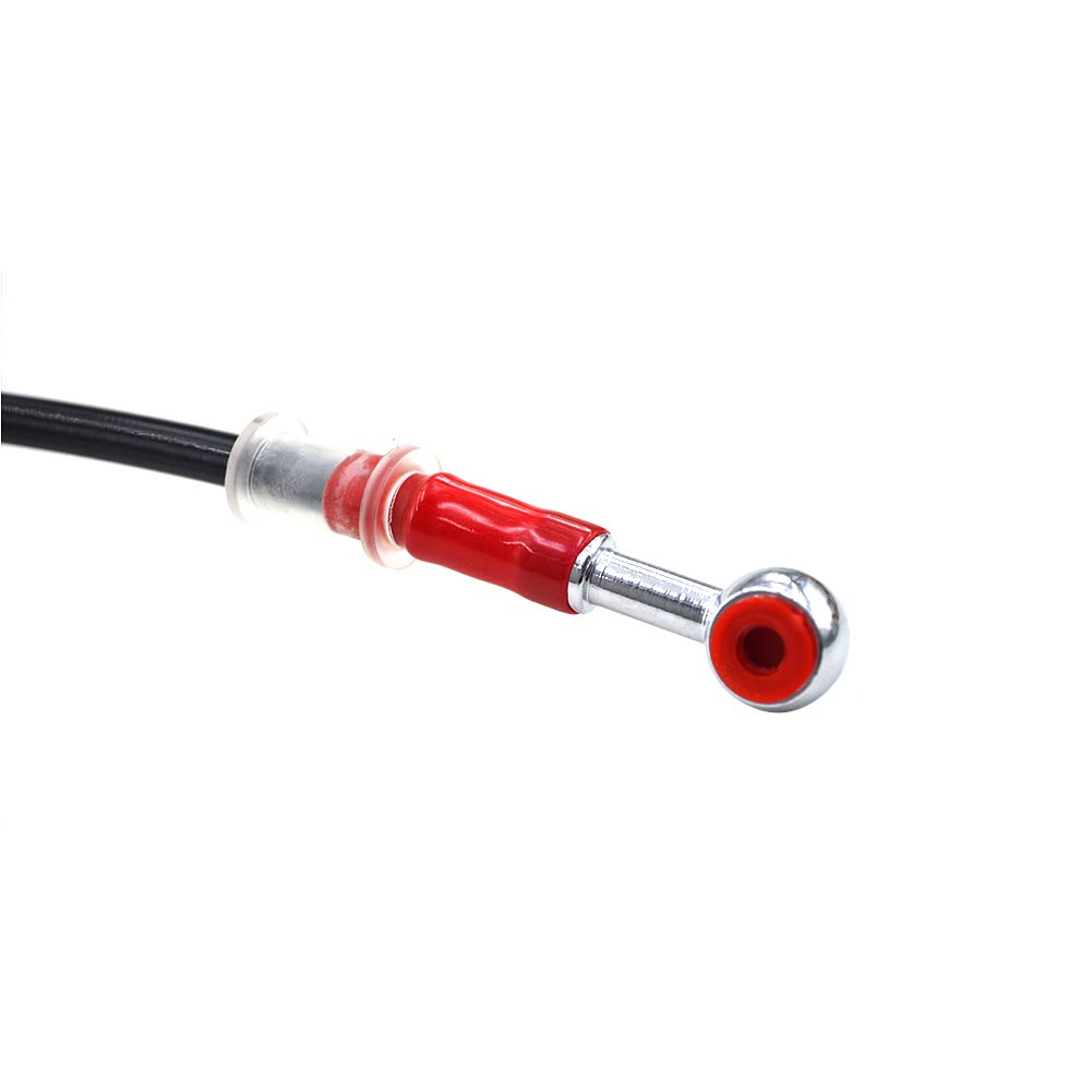 Linea Olio Freni Idraulica Rinforzata Per Moto - Tubo Flessibile In Acciaio E PVC, 110cm - Foto 12