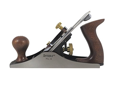 Taytools 469614 Smoothing Bench Hand Plane #4, 9-3/4 Inch Sole, Ductile Cast Body