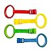 Playpen Pull Ring 4pcs/set Baby Stand Up Walker Tool Ring Crib Hooks for Baby Girls Boys Toddler Training Ring Pendants Bed Rings Hook