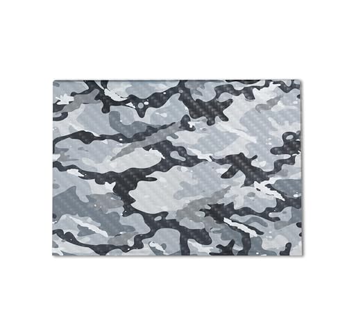 Image of Carbon Fiber Gaming Skin Compatible with HP Envy x360 16 inch (2023) - Gray Camouflage - Premium 3M Vinyl Protective Wrap Decal Cover - Easy to Apply | Crafted in The USA by MightySkins